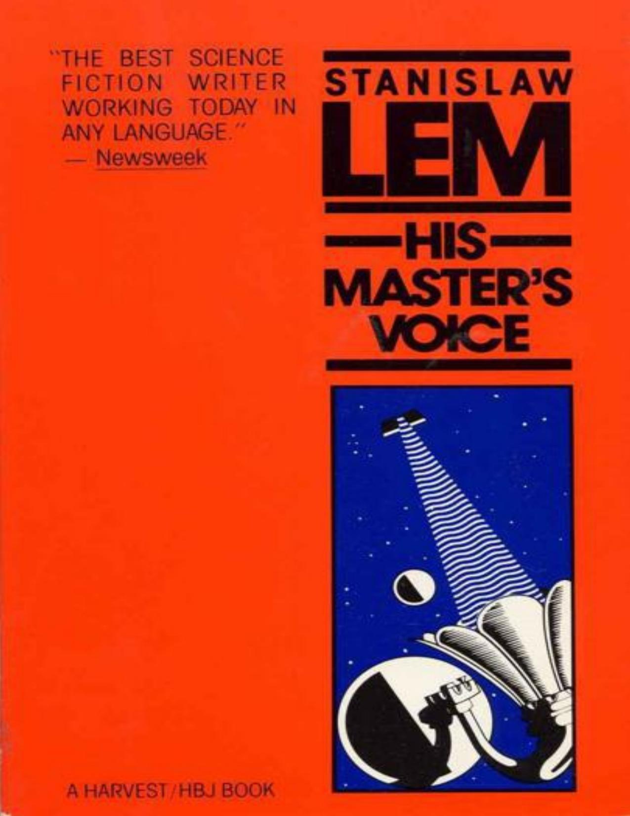 Download His Master's Voice PDF by Stanislaw Lem